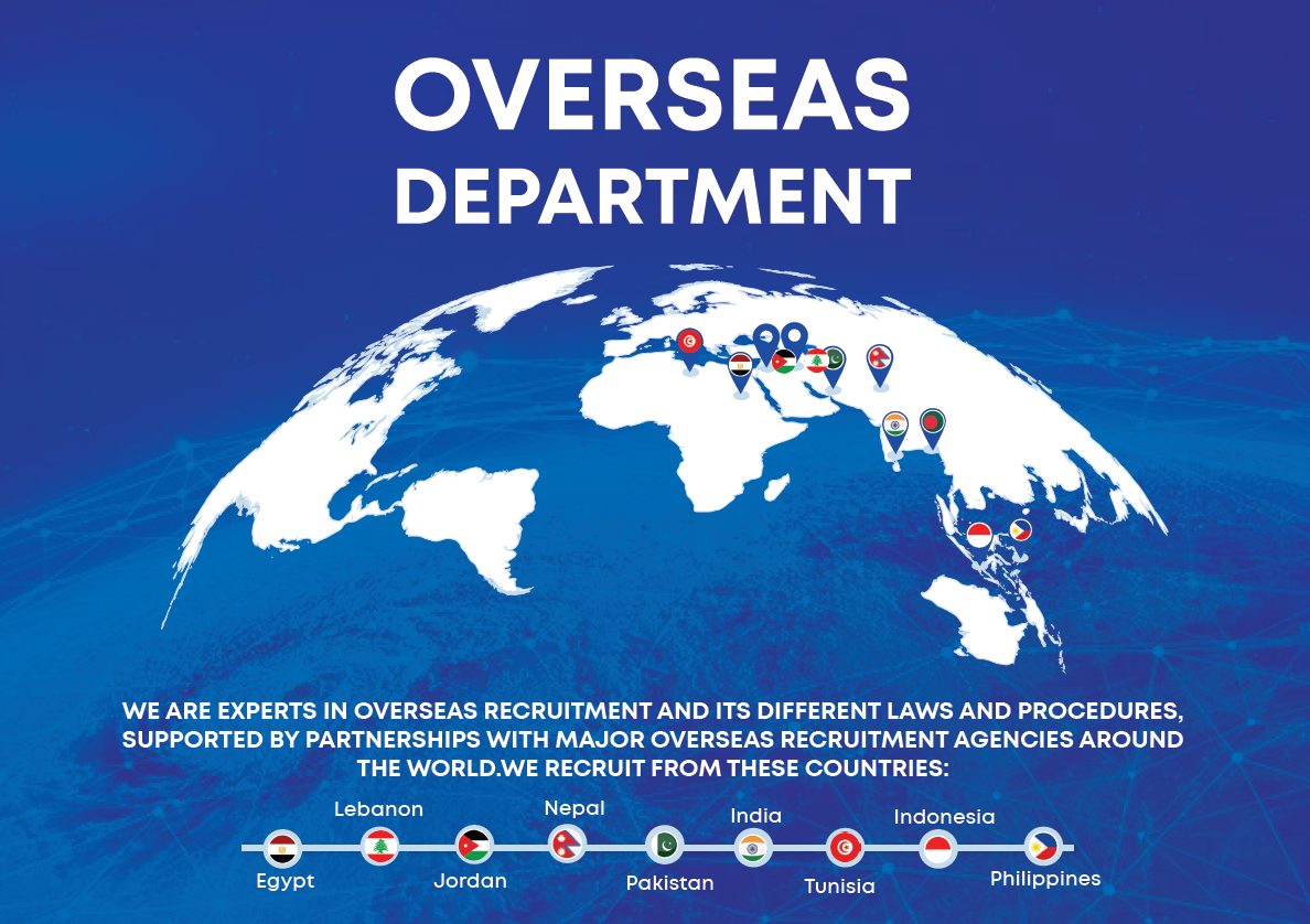 Overseas recruitment expertise and partner network